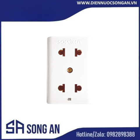 Ổ cắm trắng đục