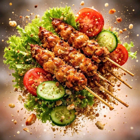 Gà Xiên Que - 500gr (10cây)