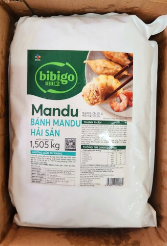Mandu Hải Sản - 1,5KG (42cái)
