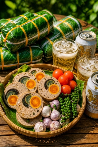 Chả Bò Tứ Xuyên - Đòn 500gr