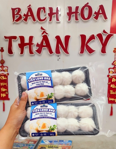 Tiểu Long Bao Thác Lác Trứng Muối - Gói 300gr (10viên)