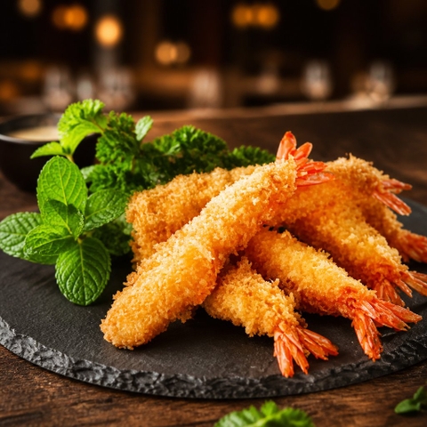 Tôm Tempura Tẩm Bột - 250gr (10con)