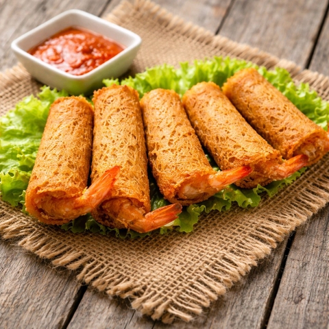 Chả Giò Rế Con Tôm - 500gr (20cuốn)