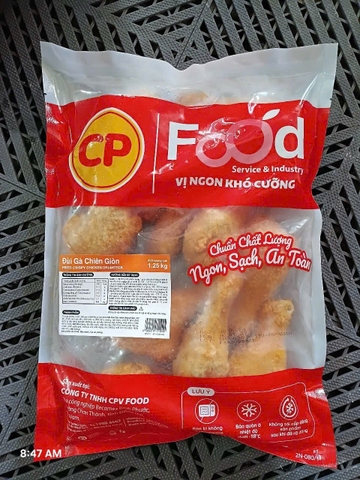Đùi Gà Rán CP - 1,25KG (10cái)