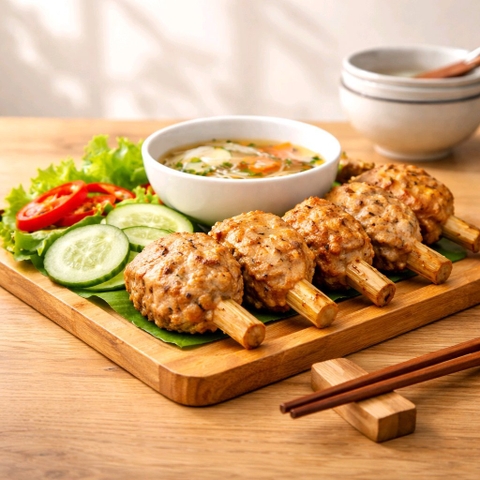 Chả Mực Mía - 500gr (10cây)