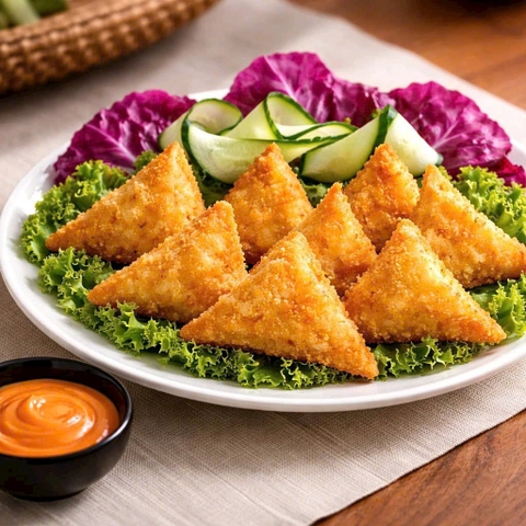CHẢ GIÒ Tam Giác - Vỉ (10cái)