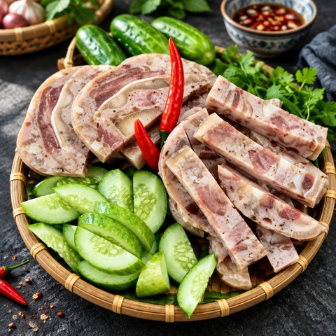 Chả Gân Tai Cuộn - Đòn 500gr