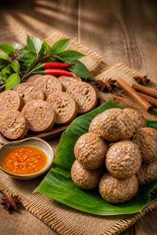 Bò Viên Gân - 500gr (10viên)