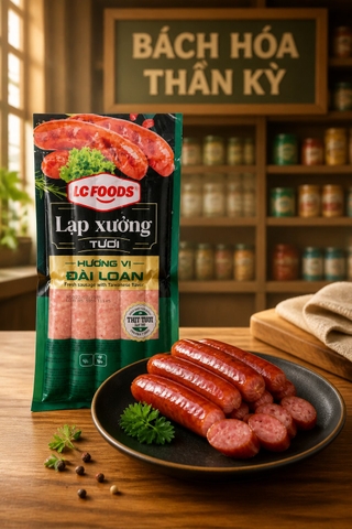Lạp Xưởng Đài Loan LACUSINA - 700gr (10cây)