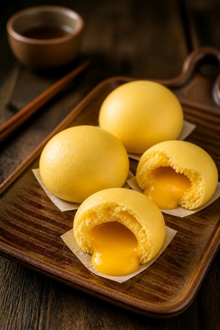 Bánh Bao Kim Sa LACUSINA - Gói (6cái)