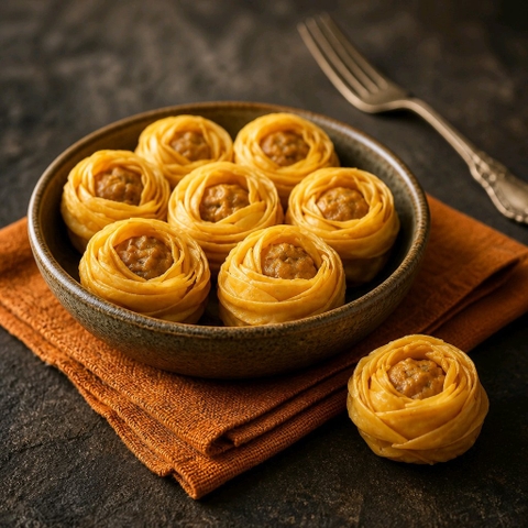 Mây Cuộn Hoàng Kim - Gói (10cái)