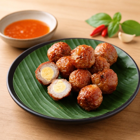 Nem Nướng Trứng Cút - 500gr (15viên)