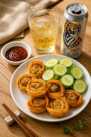 Mây Cuộn Hoàng Kim - Gói (10cái)