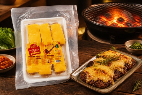 Bò Nướng Phô Mai Thái Lan - 300gr (6cây)
