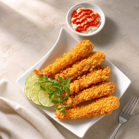Tôm Tempura Tẩm Bột - 250gr (10con)