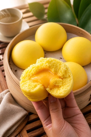 Bánh Bao Kim Sa LACUSINA - Gói (6cái)