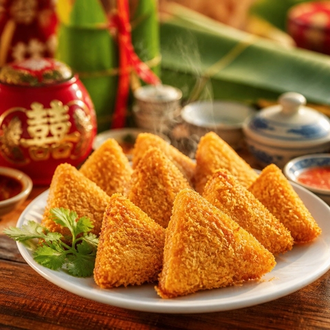 Samosa Tôm Thịt - Vỉ 400gr (16cái)