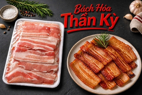 Ba Chỉ Heo Cắt Lát - 500gr