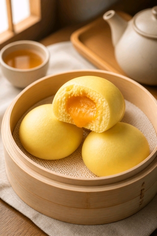 Bánh Bao Kim Sa LACUSINA - Gói (6cái)