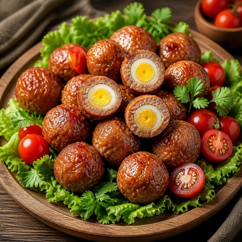 Nem Nướng Trứng Cút - 500gr (15viên)