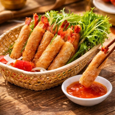 Chả Giò Rế Con Tôm - 500gr (20cuốn)