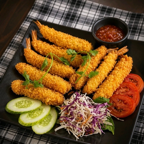 Tôm Tempura Tẩm Bột - 250gr (10con)