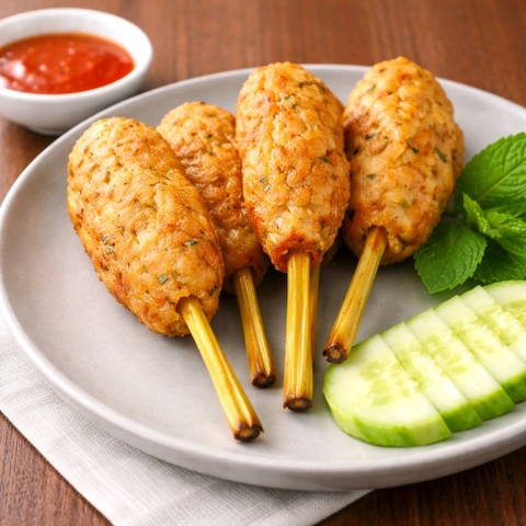 Chạo Tôm Quấn Sả - 500gr (15cây)