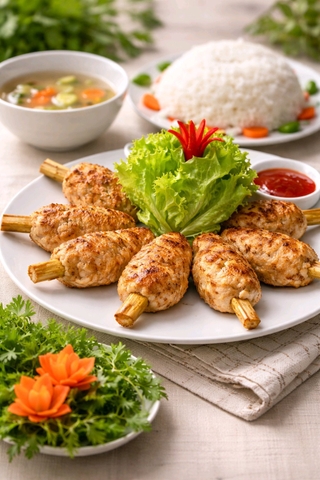Chả Mực Mía - 500gr (10cây)