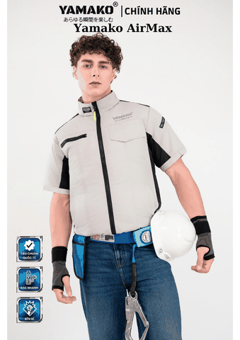 BỘ ÁO ĐIỀU HÒA NGẮN TAY YAMAKO HERO LIGHT 18V -20.000 - AIRMAX