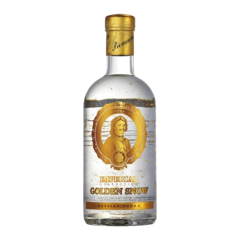 Rượu vodka Nga Imperial Golden Snow - Sa Hoàng tuyết vàng