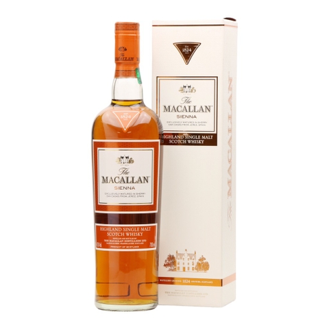 Rượu whisky đơn Scotland Macallan Sienna / Macallan 1824 Series