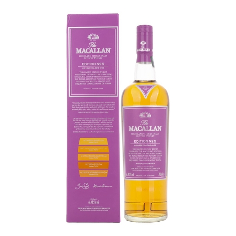 Rượu whisky đơn Scotland Macallan No5 / Macallan Edition Collection