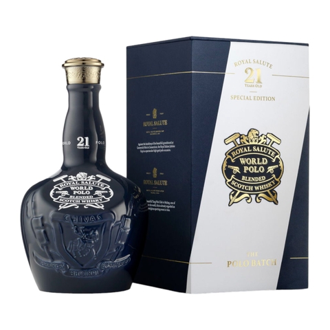 Rượu whisky pha trộn Scotland Royal Salute World Polo 21 năm