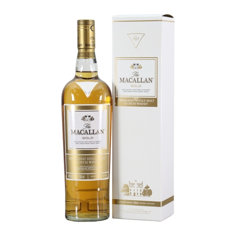 Rượu whisky đơn Scotland Macallan Gold