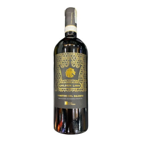 Rượu vang đỏ Ý Golden Lion Primitivo Del Salento