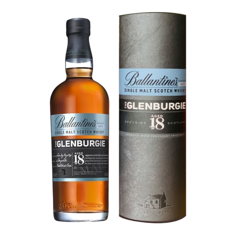 Rượu whisky đơn Scotland Ballantine's The Glenburgie 18 năm