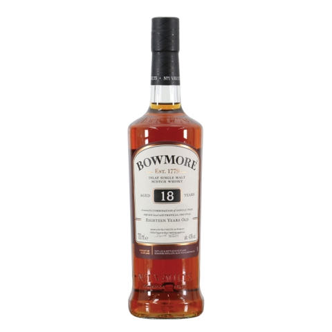 Rượu whisky đơn Scotland Bowmore 18 năm