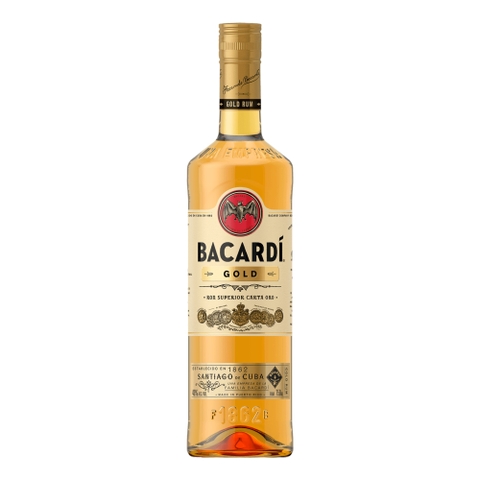 Rượu rum Puerto Rico Bacardi Carta Oro Gold