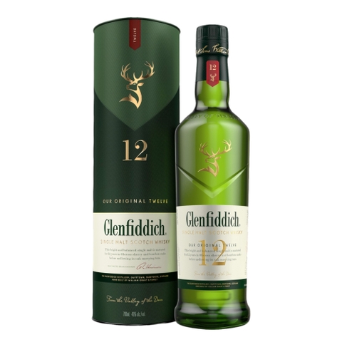 Rượu whisky đơn Scotland Glenfiddich 12 năm