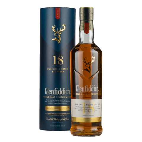 Rượu whisky đơn Scotland Glenfiddich 18 năm