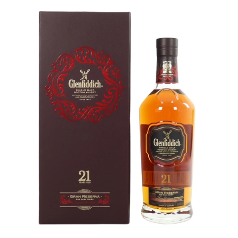 Rượu whisky đơn Scotland Glenfiddich 21 năm