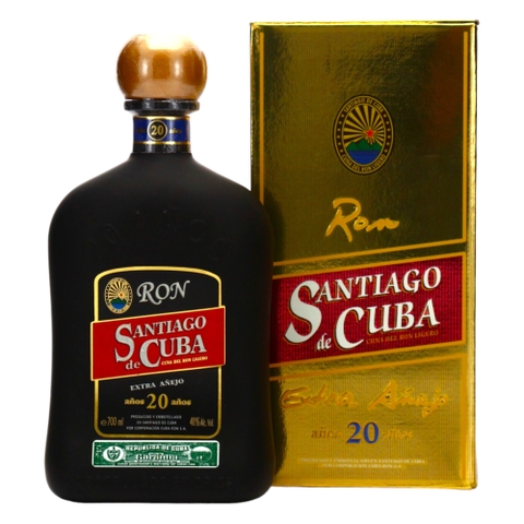 Rượu ron Cuba Santiago de Cuba Extra Anejo 20 năm