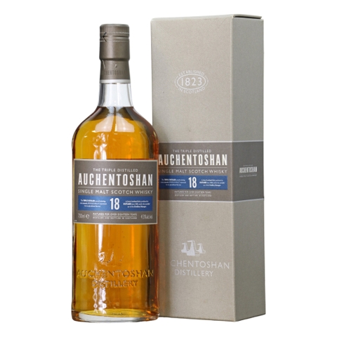Rượu whisky đơn Scotland Auchentoshan 18 năm