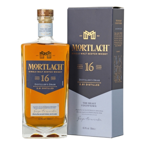 Rượu whisky đơn Scotland Mortlach Distiller's Dram 16 năm