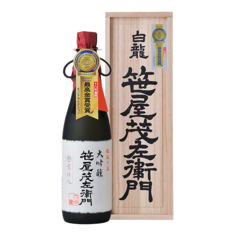 Rượu sake Nhật Bản Hakuryu Sasaya Mozaemon Tokusen Daiginj