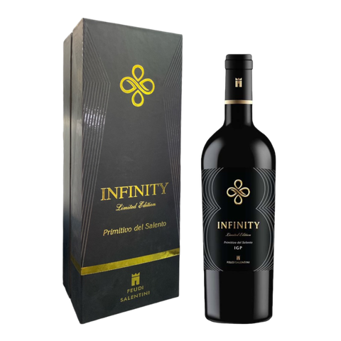 Rượu vang đỏ Ý Infinity Limited Edition Primitivo Del Salento hộp quà tặng FXX