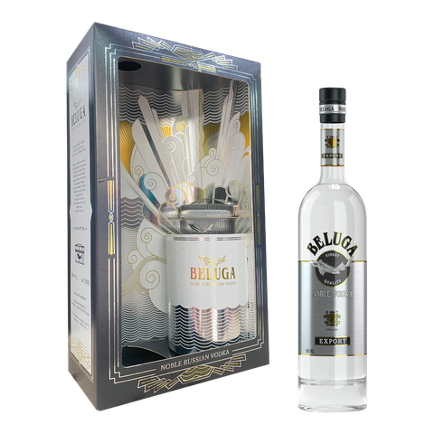 Rượu vodka Nga Beluga Noble hộp quà tặng hộp đựng trứng cá hồi