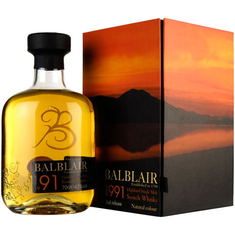 Rượu whisky đơn Scotland Balblair Vintage