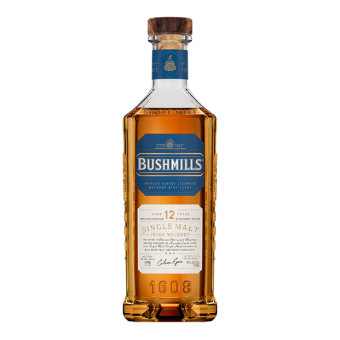 Rượu whisky đơn Scotland Bushmills 12 năm