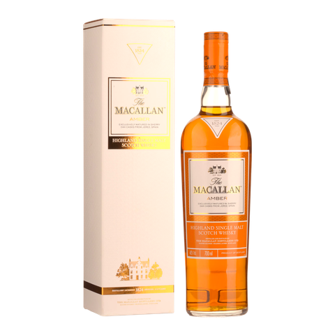 Rượu whisky đơn Scotland Macallan Amber